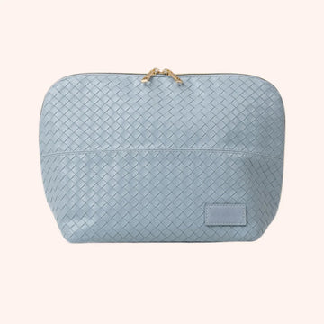 Foldable Side Expandable Multi Pocket Makeup Pouch